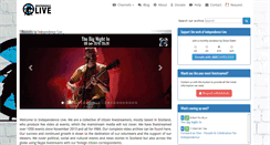 Desktop Screenshot of independencelive.net