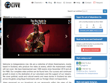 Tablet Screenshot of independencelive.net